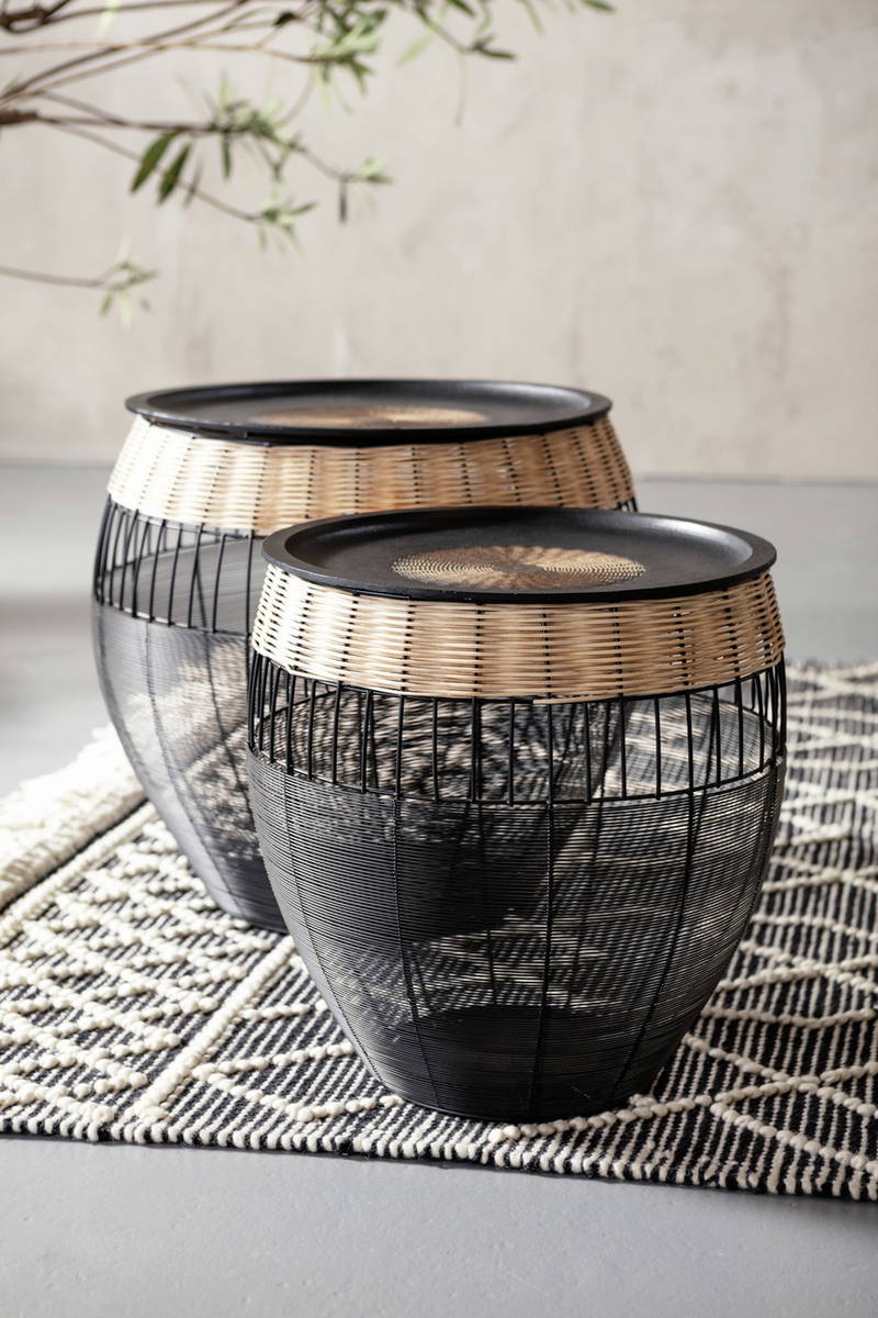 Karé Beistelltisch Set AFRICAN DRUMS