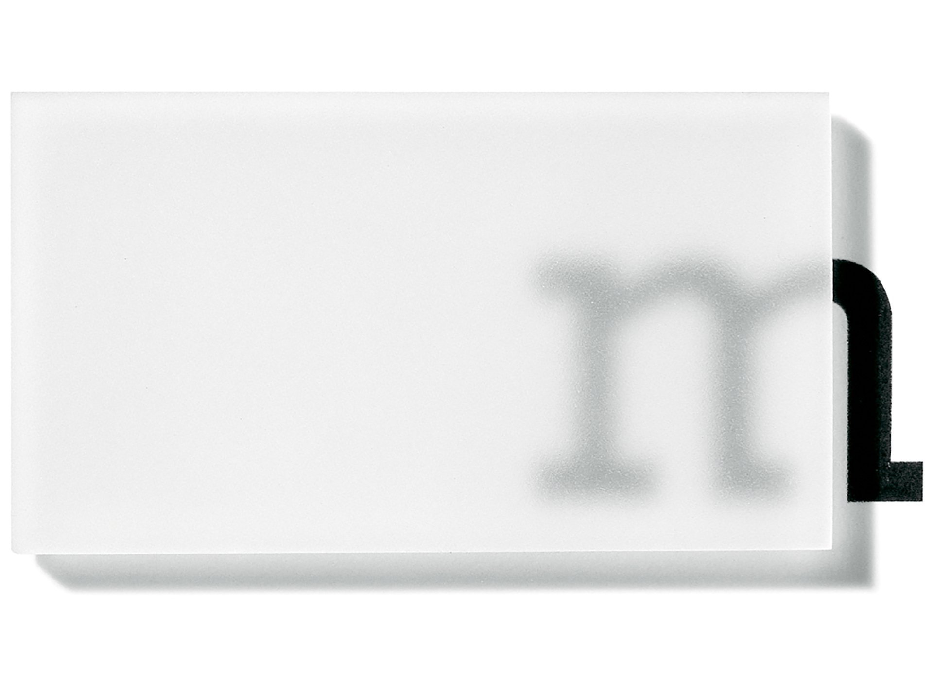 PLEXIGLAS® XT Platte satiniert, farblos (Zuschnitt möglich)