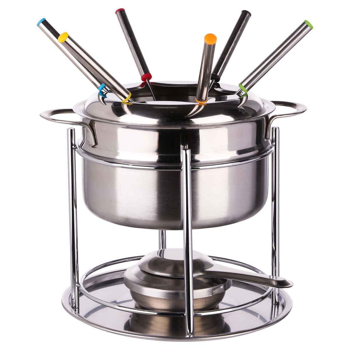 SERVICE A FONDUE 6 PERSONNES INOX