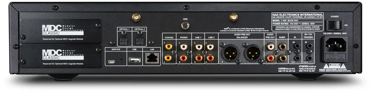 NAD C658 Lecteurs réseau audio