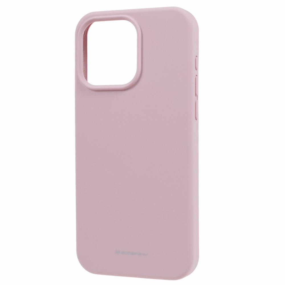 Mercury Goospery - iPhone 15 Pro Silikon Case Hülle - Rosa (Matt)