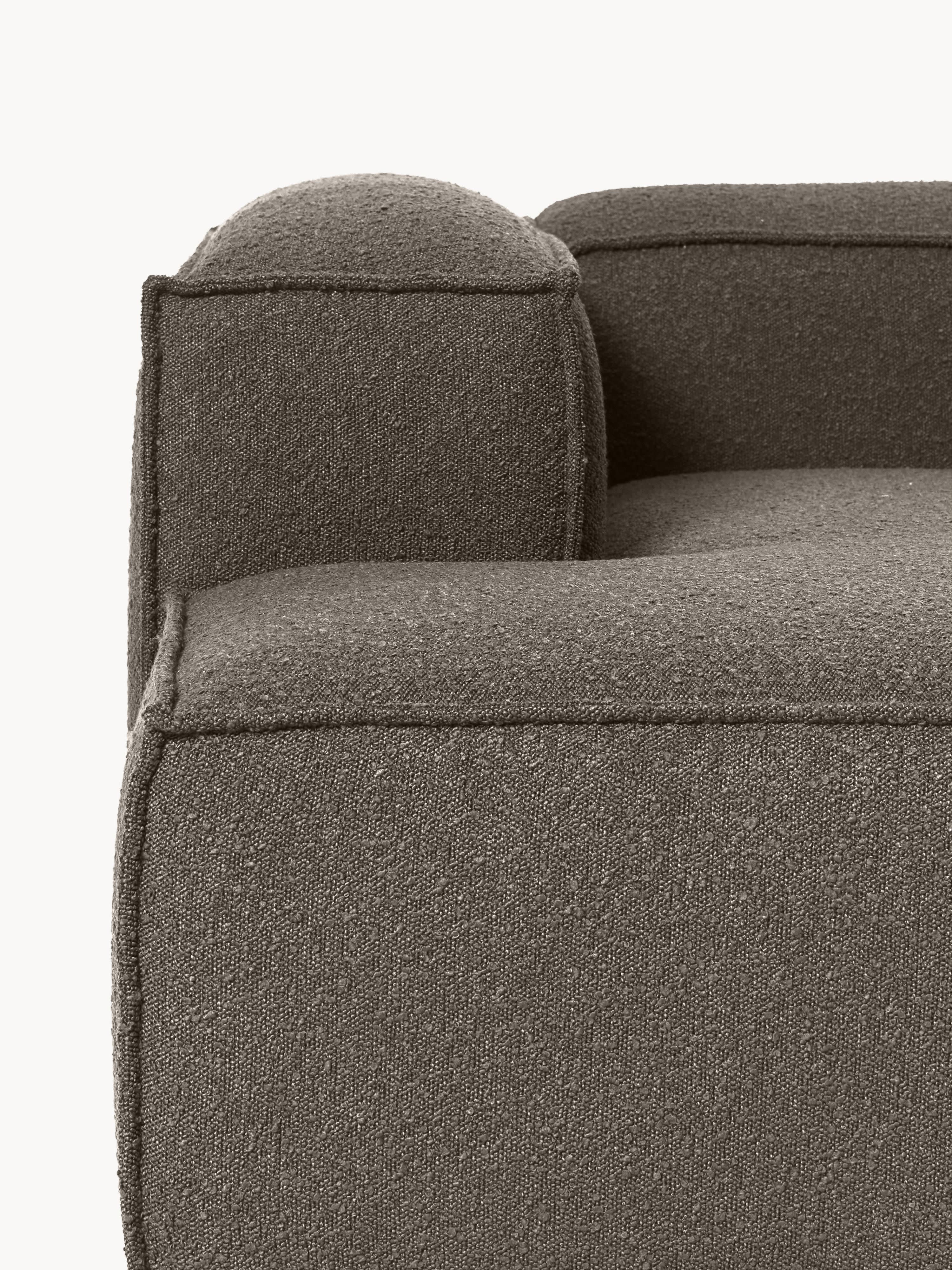 Bouclé modulaire hoekbank Lennon (2-zits)