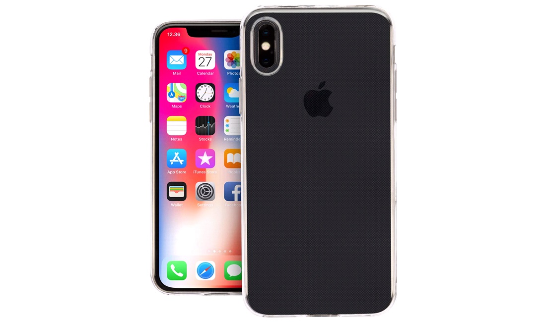 Gennemsigtigt cover til iPhone X/Xs