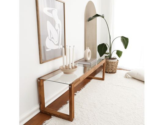 CONCEPT1 - Meuble TV Via bois 130 x 40 x h40 cm