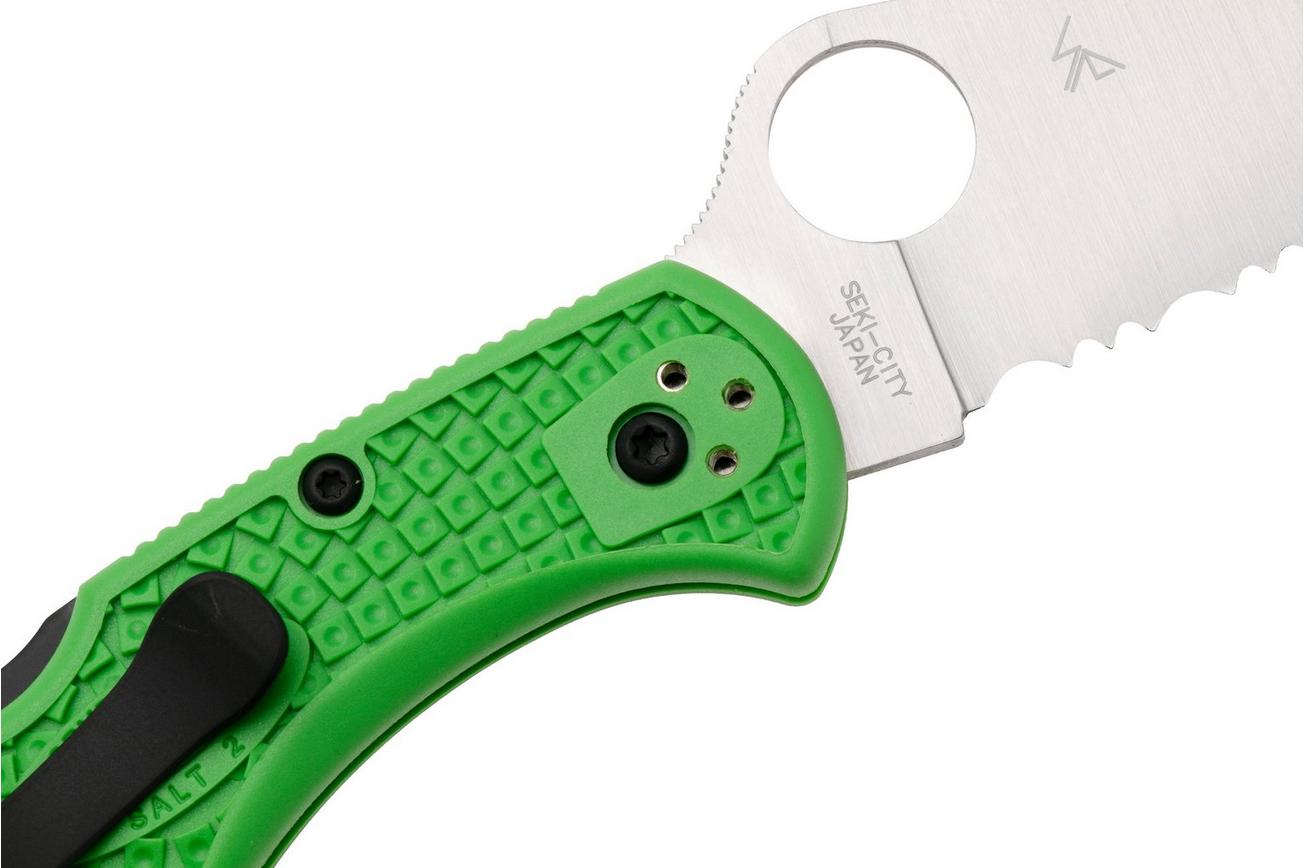 Spyderco Salt 2 Green LC200N C88FSGR2 serrated zakmes