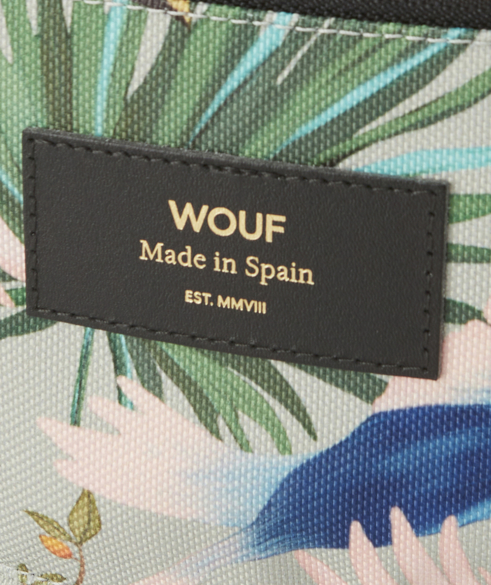 WOUFTROUSSE IMPRIMÉE TROPICAL OISEAUX 23x15x15 CM