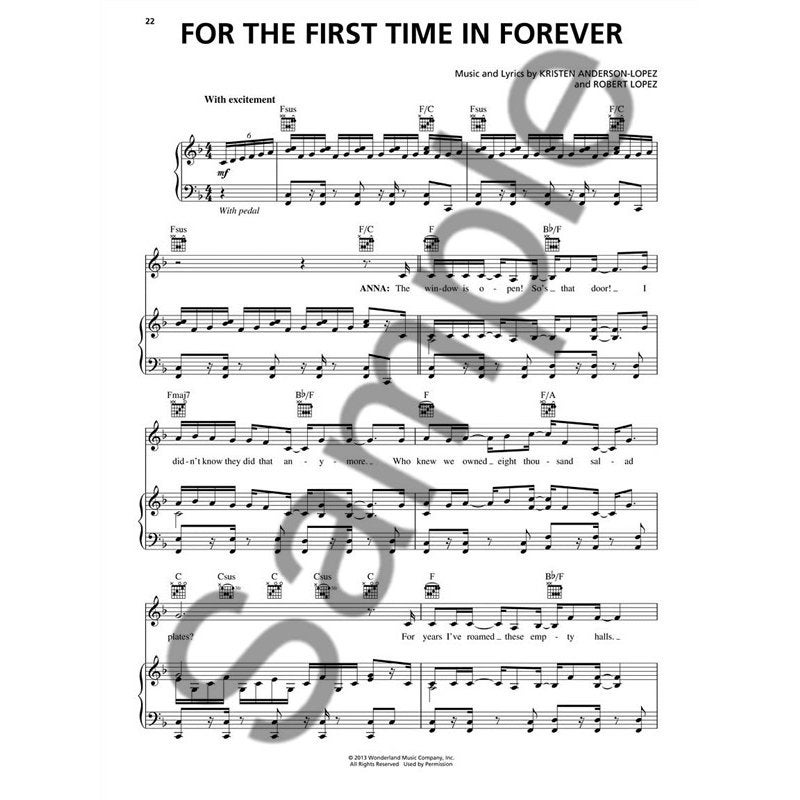 Hal Leonard - Frozen - Music From The Motion Picture Soundtrack