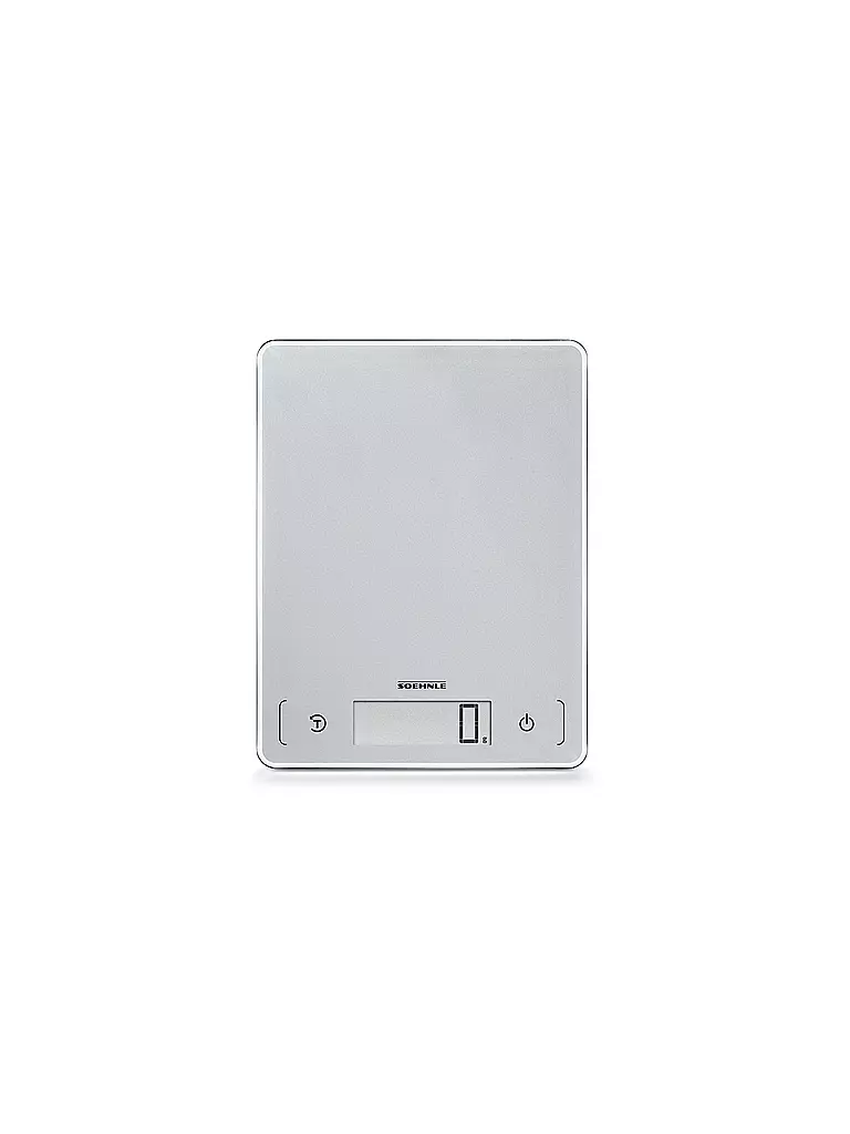 SÖHNLE Digitale Küchenwaage Page Comfort 300 Slim 10kg silber