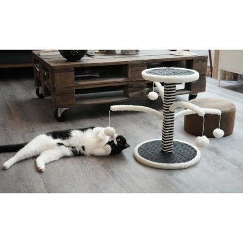 Arranhador de gato branco AIME com 4 galhos