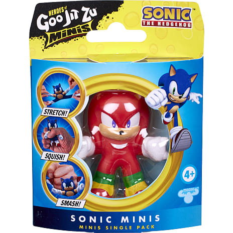 Goo Jit Zu Sonic strækbar figur - flere varianter - assorteret