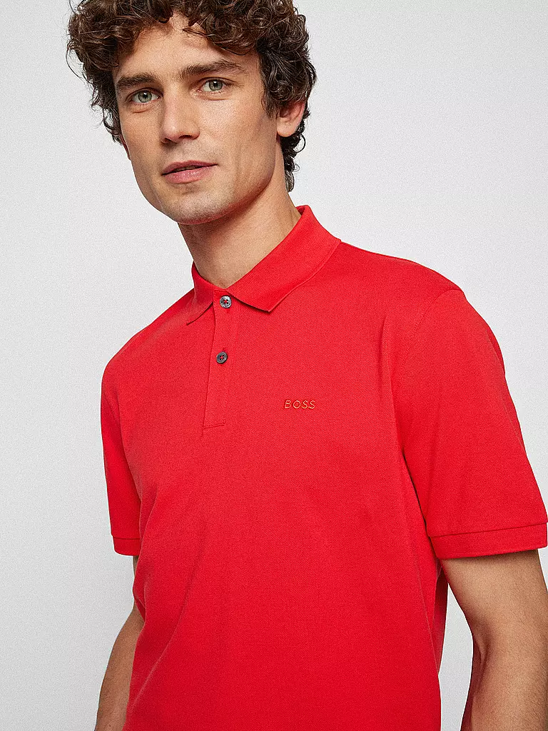 BOSS Poloshirt Regular Fit PALLAS rot