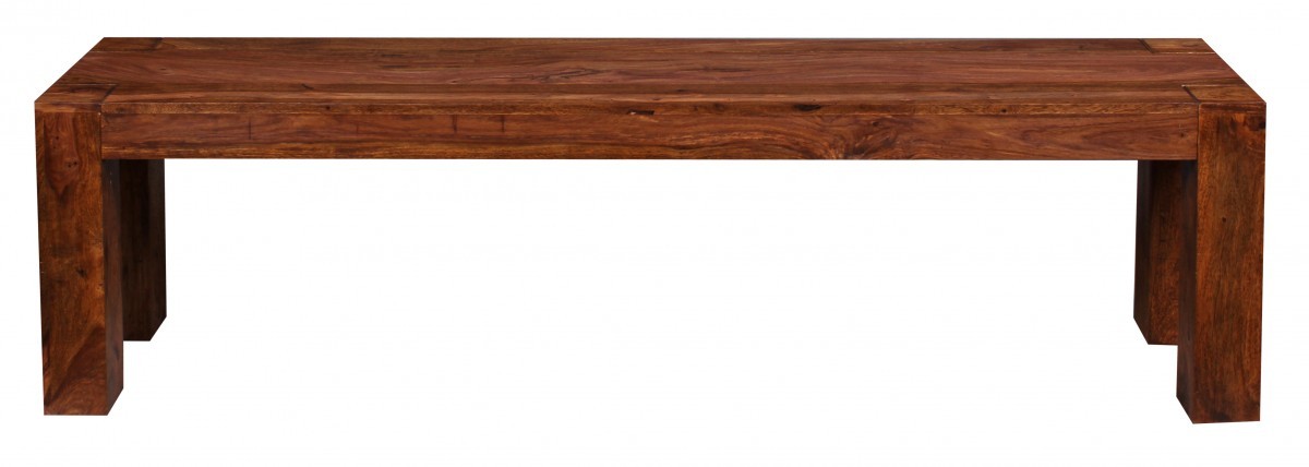 Sitzbank - Sheesham massiv gebeizt - 160 cm
