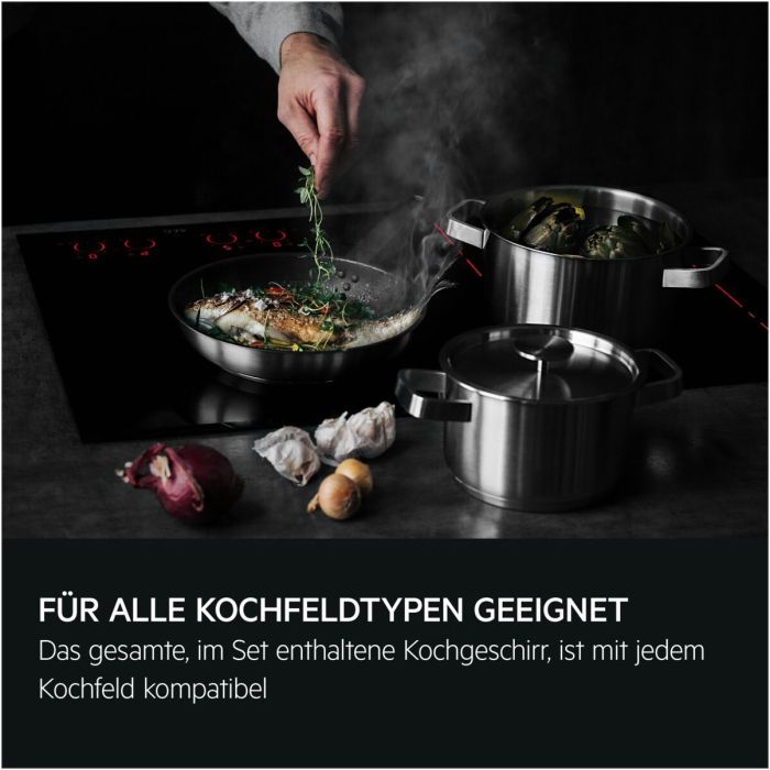 AEG Kochgeschirr-Set A3SS, Induktion