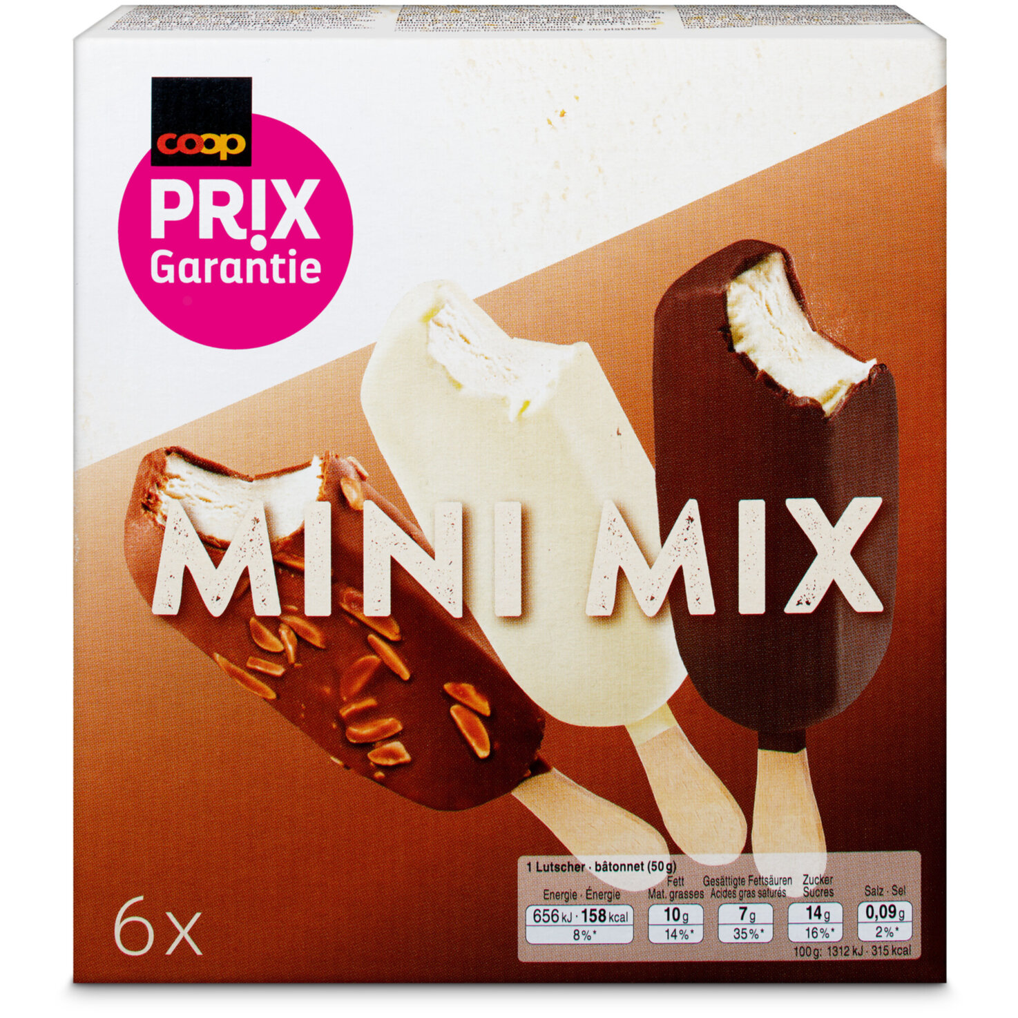 Prix Garantie Mini Sticks assortiert 6x70ml