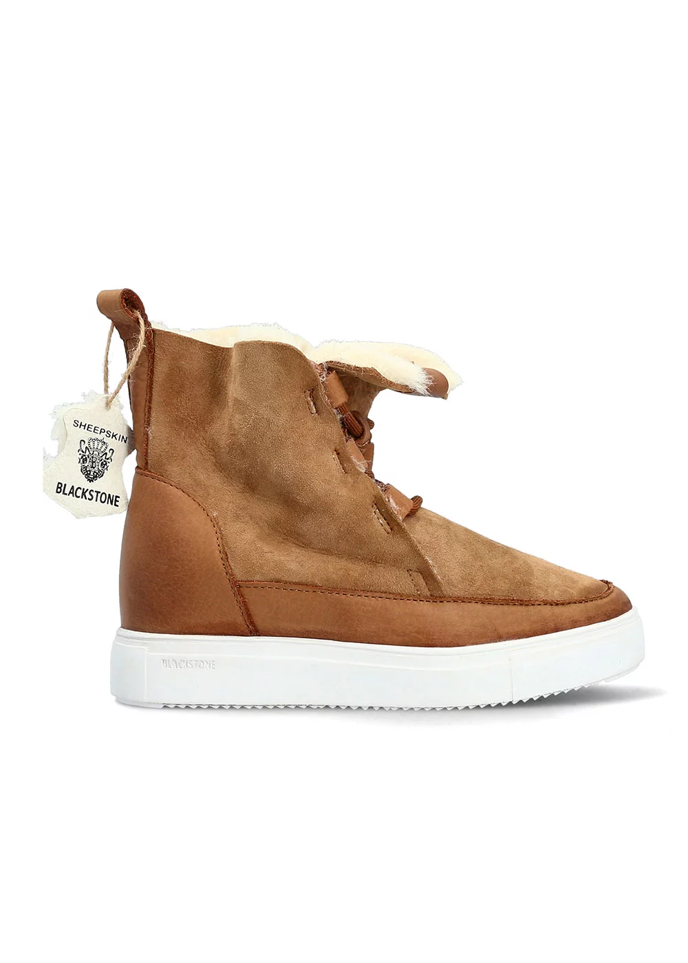 SNEAKER KALLIK YL56 SHEARLING RUST