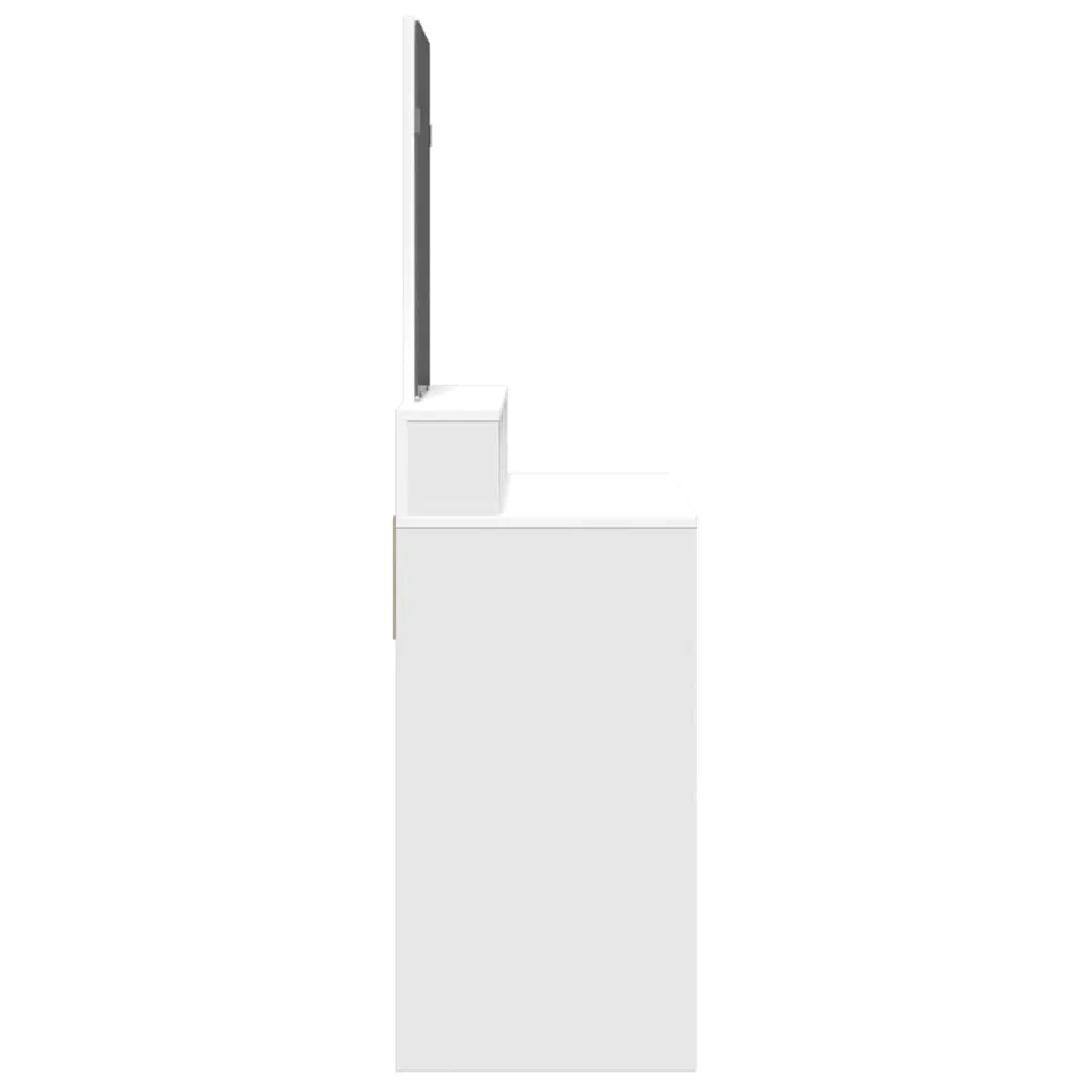 vidaXL Coiffeuse avec miroir - 80x41x144,5 cm