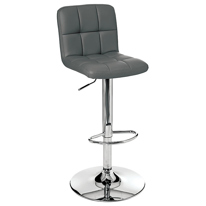 Lot de 2 tabourets de bar réglable Delek gris