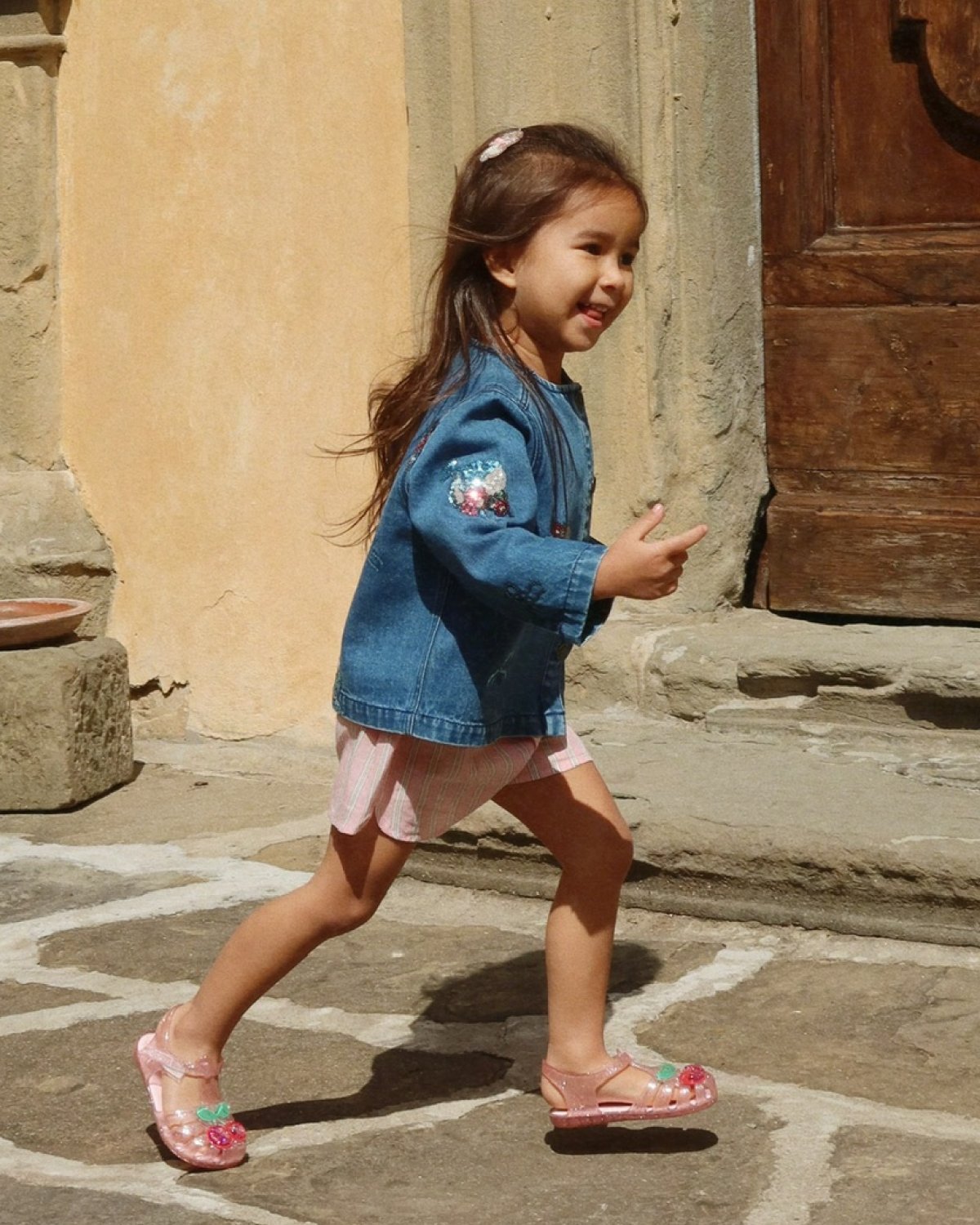 Denim Jakke M/ Glitter Paljetter – Øko Bomull | Magot Sequin Denim Jacket