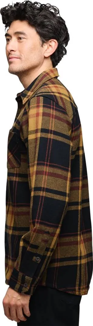 Black Diamond Men's Project Flannel Shirt Black-Flax Plaid