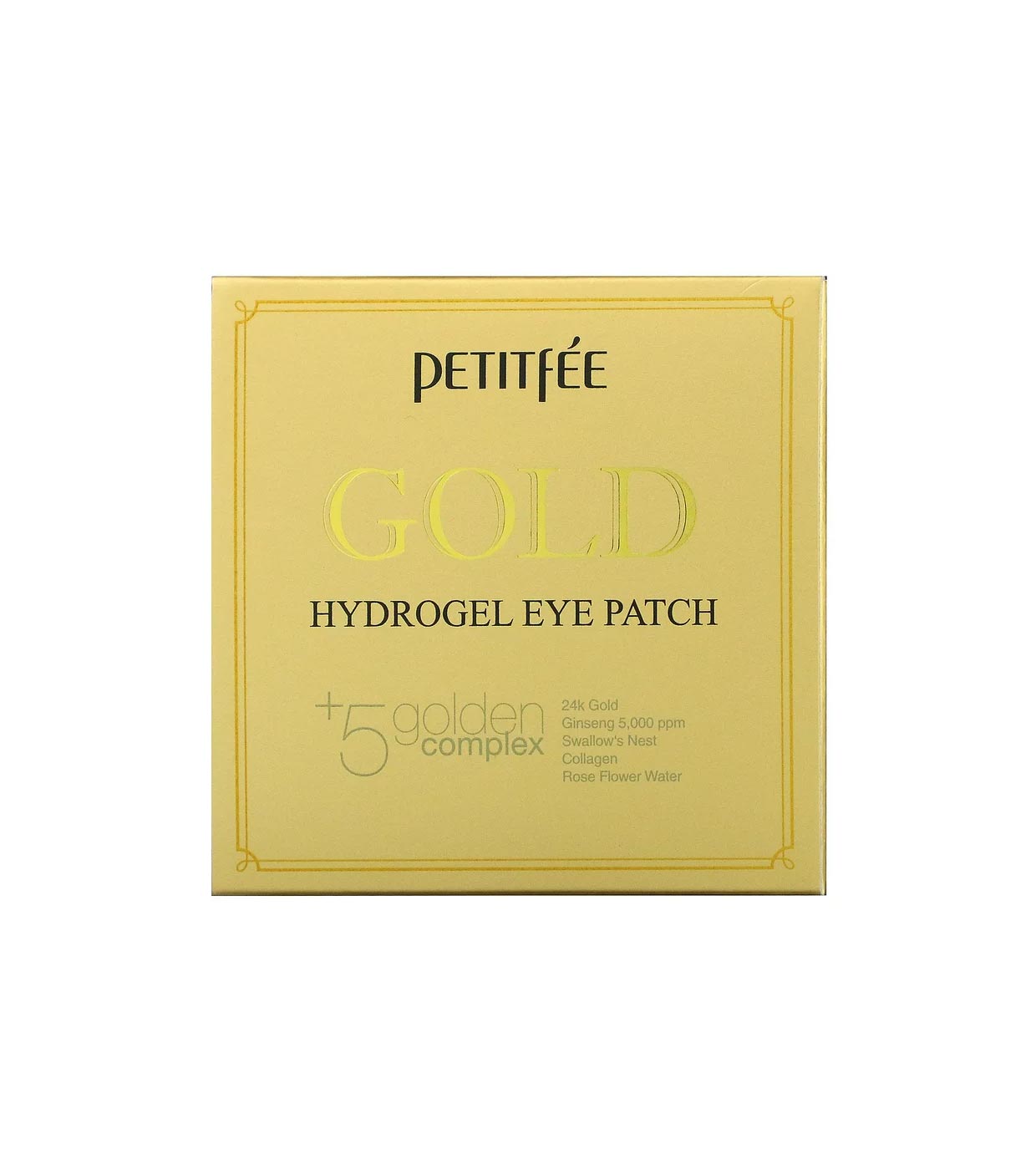 Petitfée - Tapa-olhos de hidrogel Gold