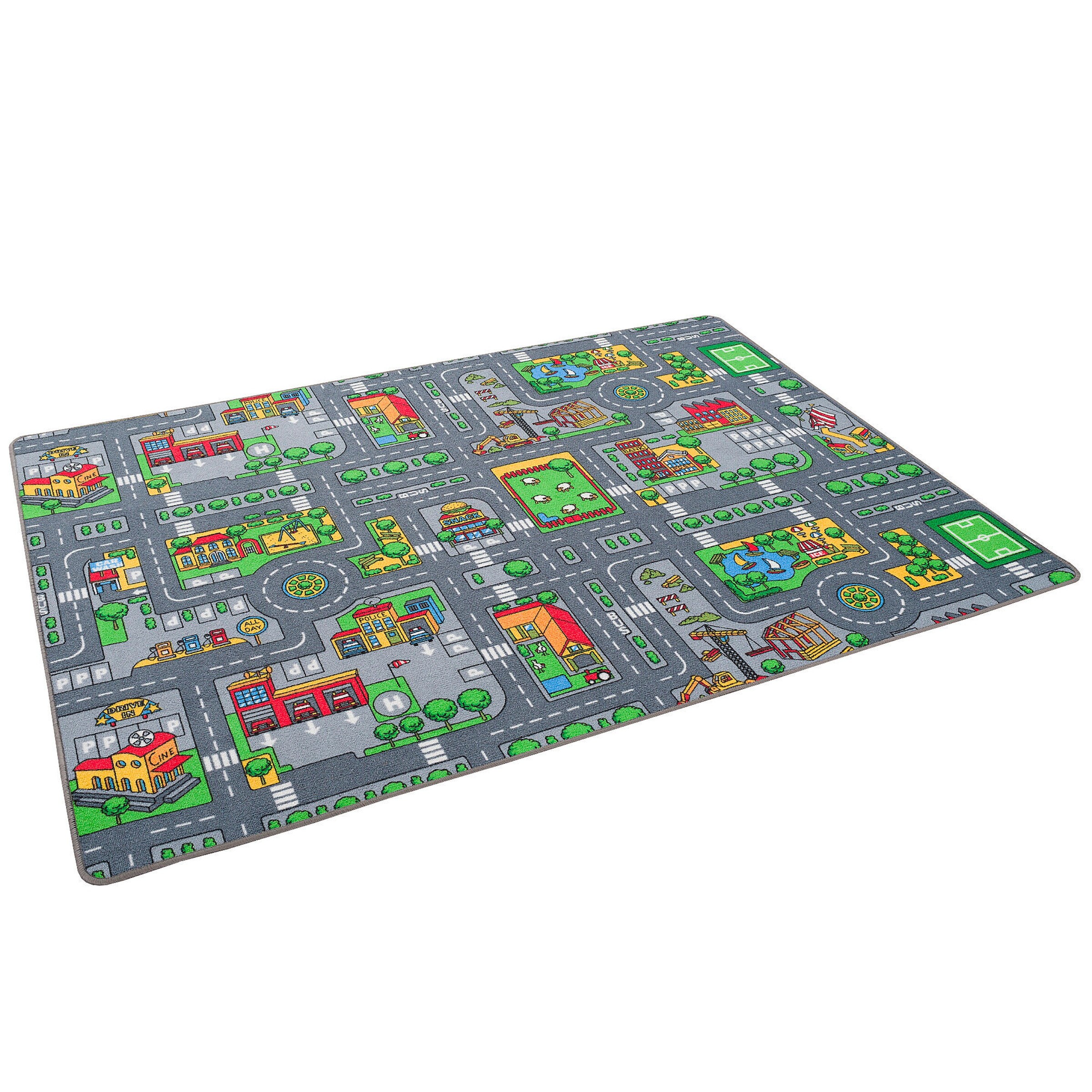 Pergamon Straßenteppich Beidseitig Straßenlandschaften Bunt - 100x165 cm