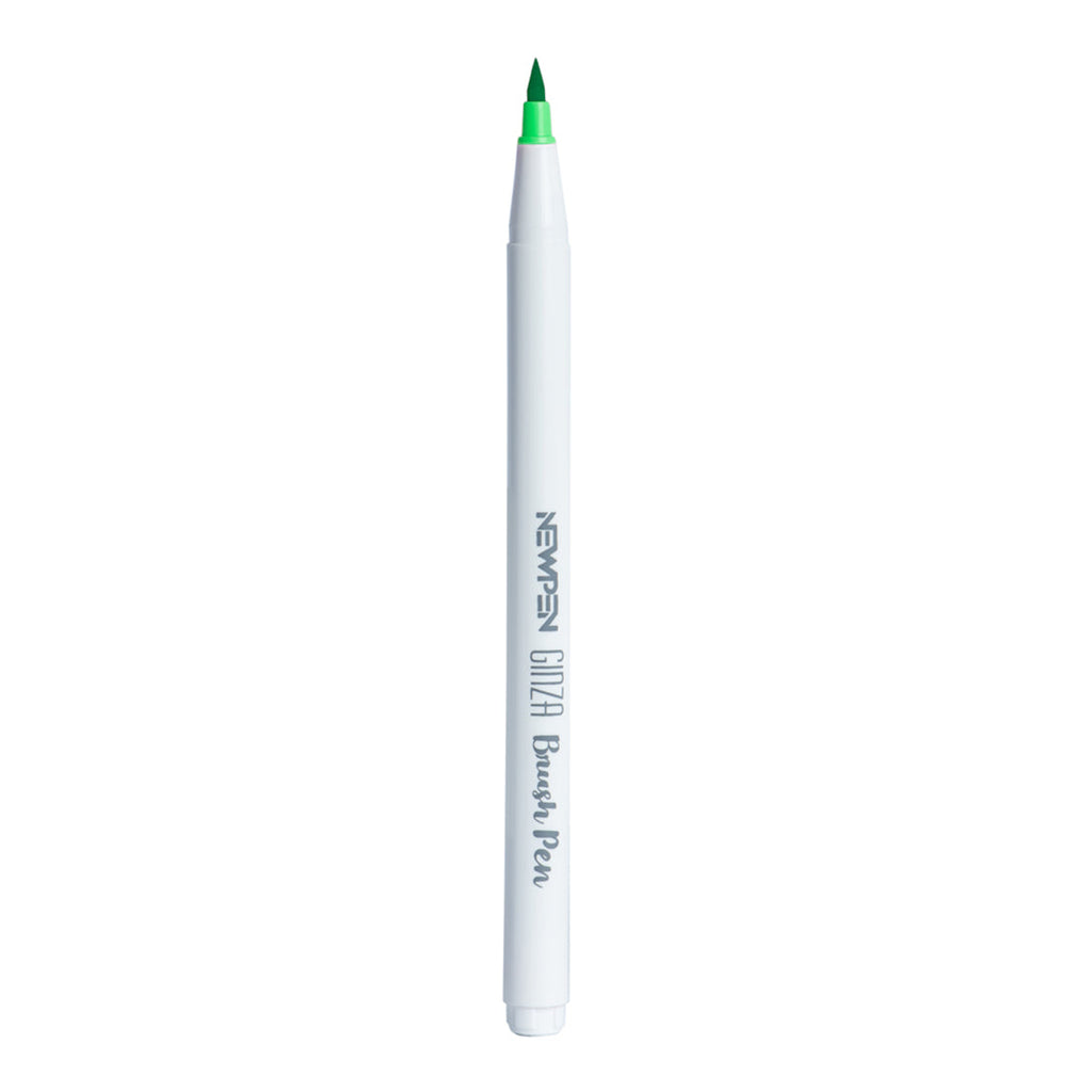 Marcador Ginza Pro Brush Pen Verde Newpen