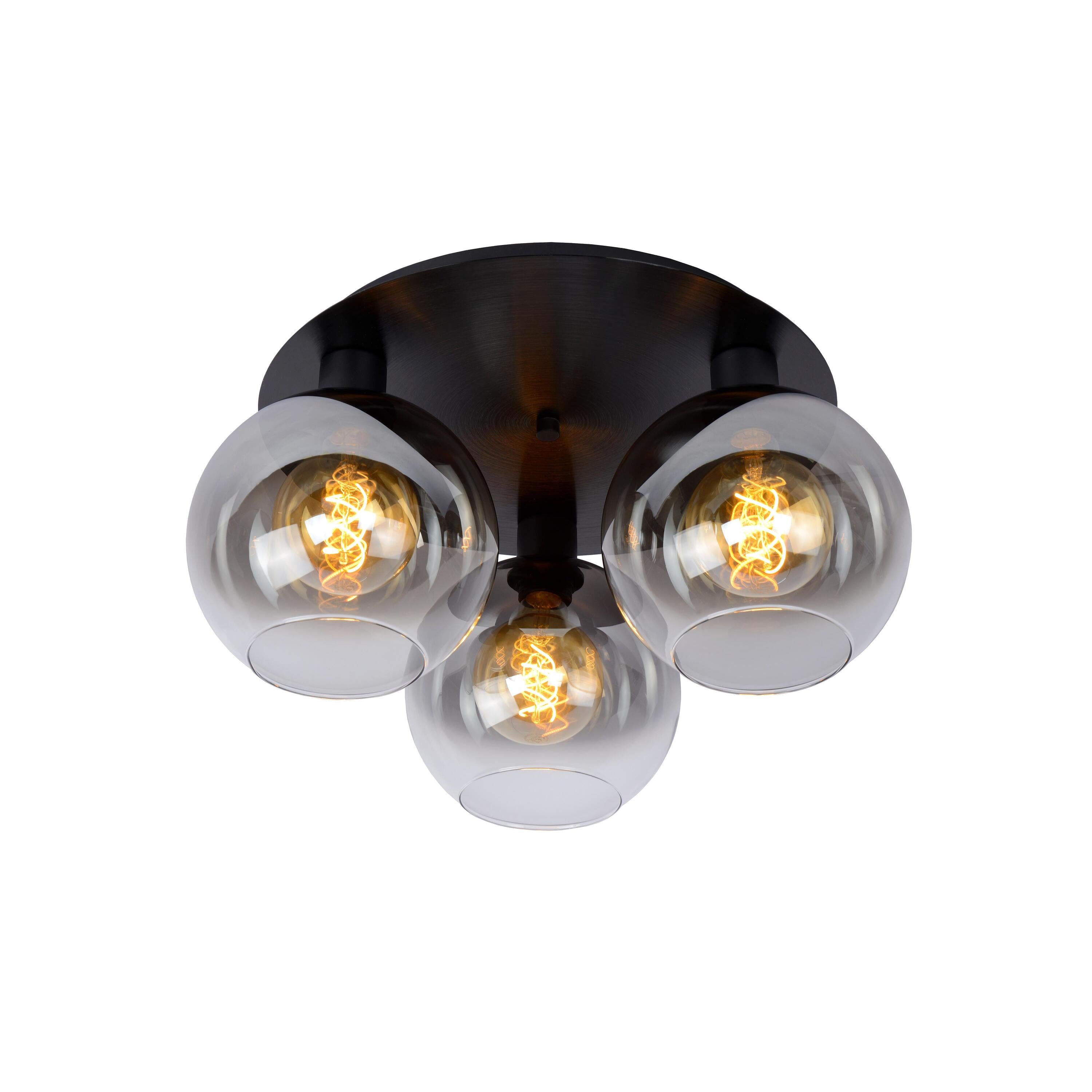 Marius 3 plafondlamp Ã50 zwart