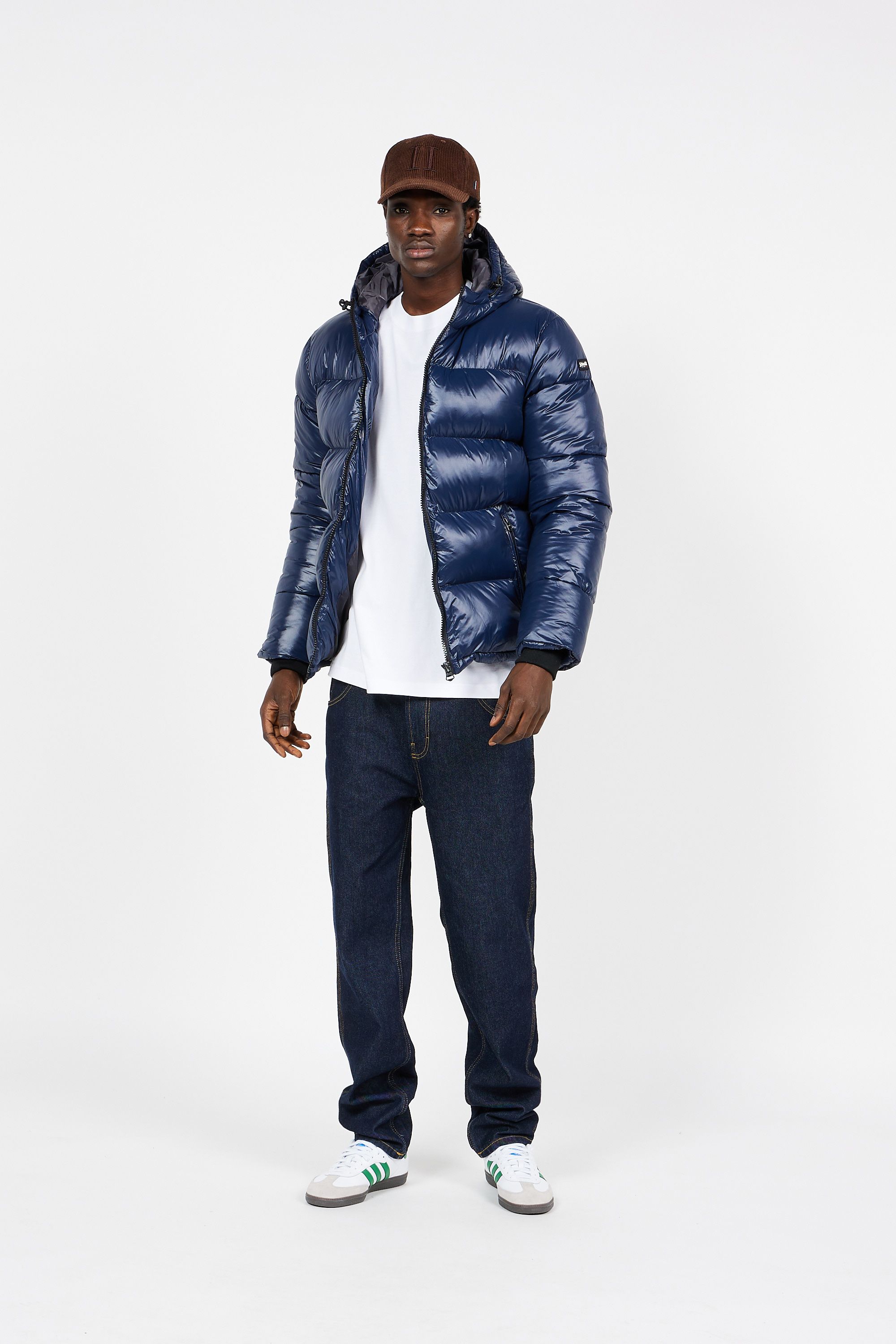 SCHOTT doudoune  COLUMBUS Bleu