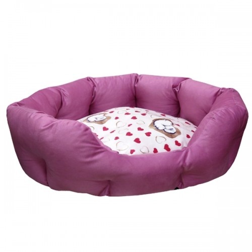 Cama rosa para animais de estimação