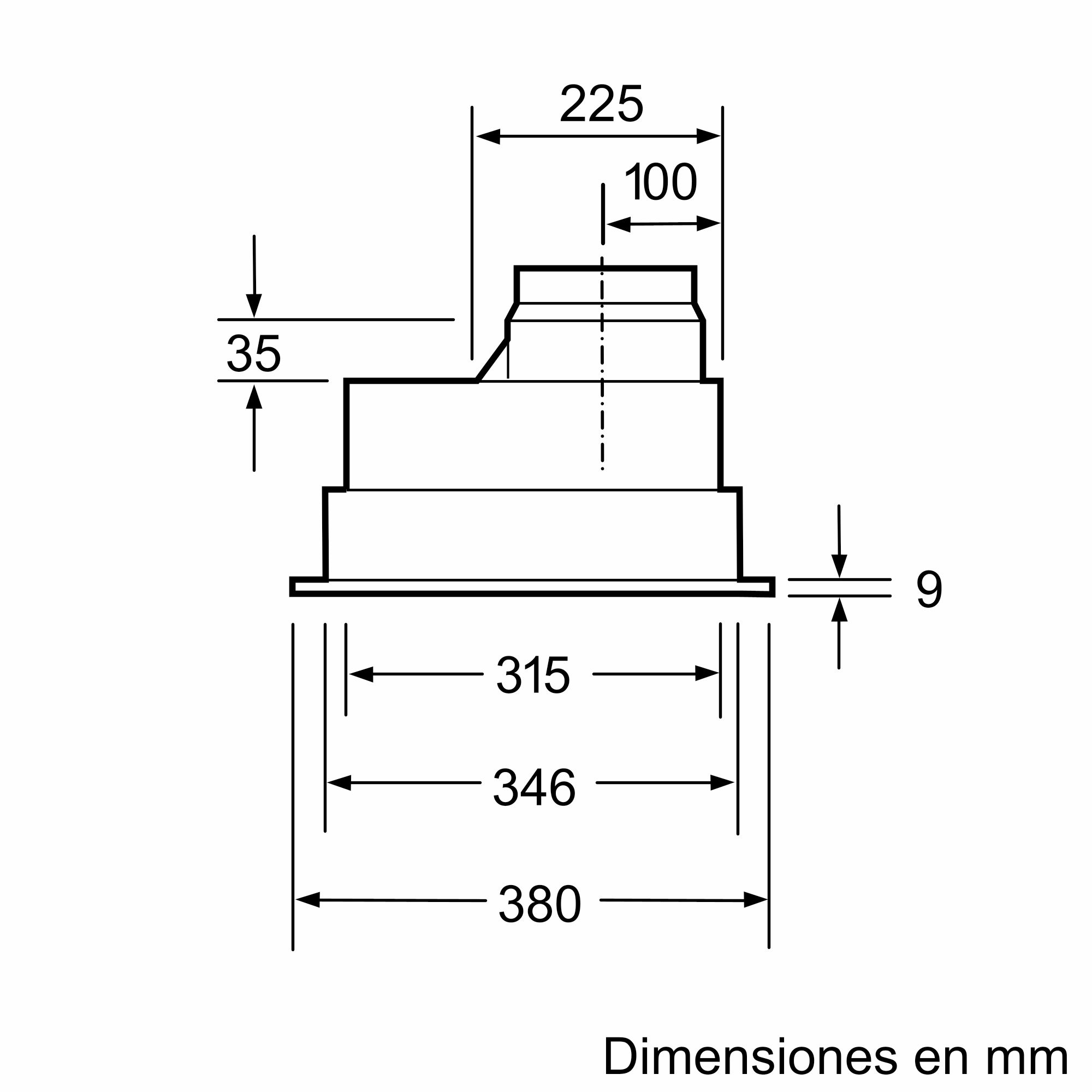 Módulo de integração Série 4 53 cm Prata DHL555BL