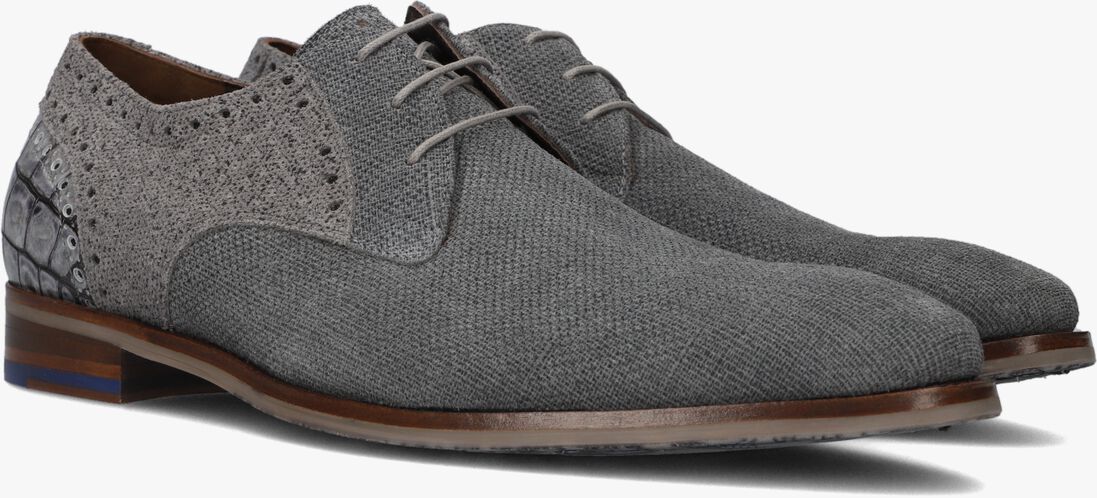 FLORIS VAN BOMMEL grijze floris van bommel nette schoenen sfm-30161