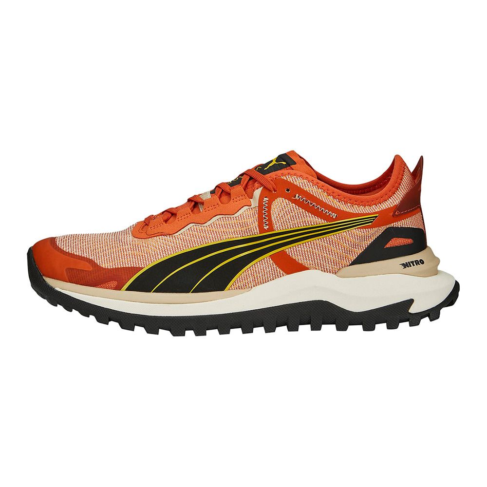 Puma VOYAGE NITRO 2 - Chaussures Trail Homme chili powder/puma black/fresh pear