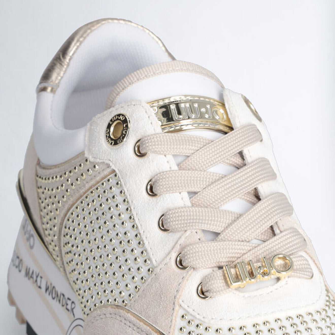 Liu-Jo Sneakers en Cuir Victoria beiges
