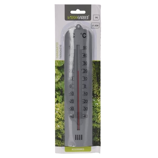 Analogt termometer: Lufttemperatur innendørs/utendørs, -40°C til 50°C