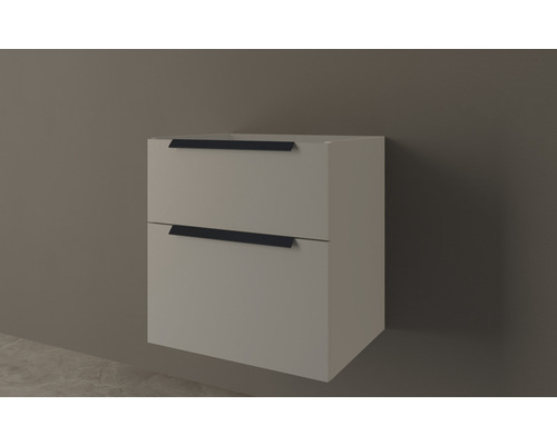 Badkamermeubel Baden Haus Urban BxHxD 60 x 62 x 46 cm Frontkleur grijs mat mat