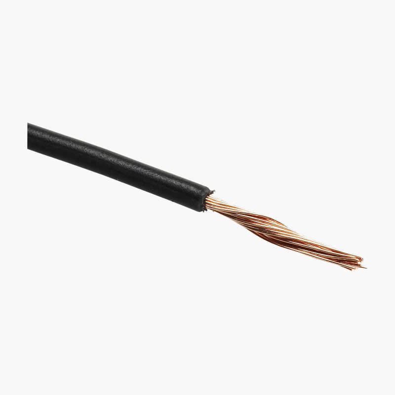 Koblingsledning, RKUB, 0,75 mm², svart, 10 m