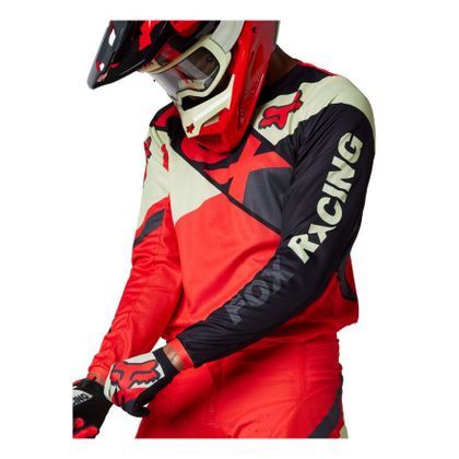 Maillot cross Fox 180 XPOZR 2023 - Rouge / Noir
