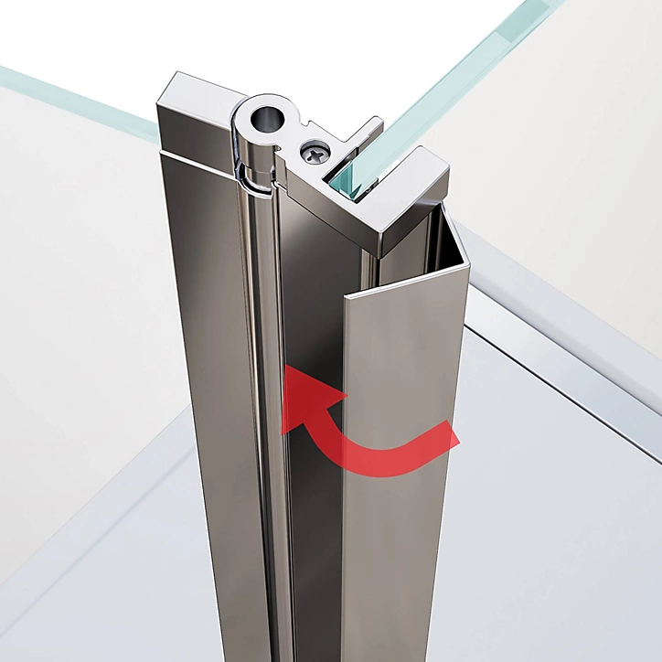 Volet additionnel pour paroi de douche fixe 8 mm