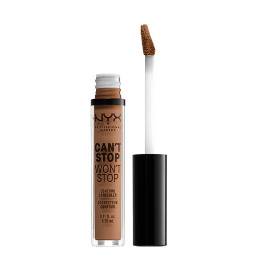 NYX Professional Makeup Can't Stop Won't Stop 24-Hours Concealer, Mahogany