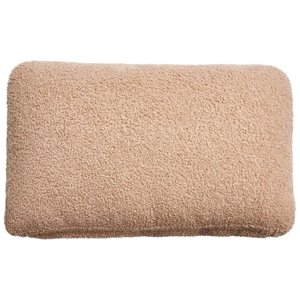 EWRON - Chaise longue - Zandbeige - Rechtszijdig - Bouclé