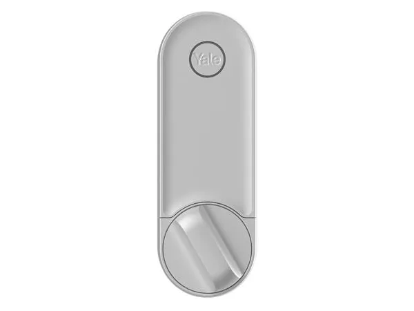 YALE DOORMAN Yale Linus L2, Intelligent dørlås for oval lås, Nøglefri, Sølv, med Bluetooth 5.3 og WI-FI 2.4-5GHz. Android, iOS, Lithium batteri