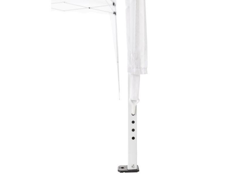 COCON Pavillon F00413, 3 x 3 m, faltbar, Weiss Schutz vor Sonneneinstrahlung und leichtem Nieselregen