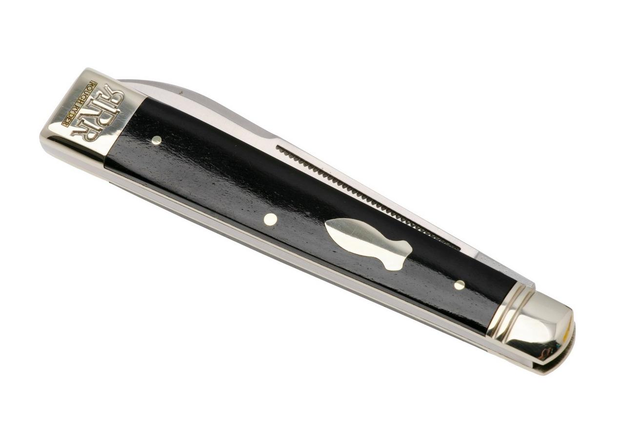 Rough Ryder Reserve Fat Bottom Doctors Knife RRR050, D2, Black Bone, slipjoint zakmes