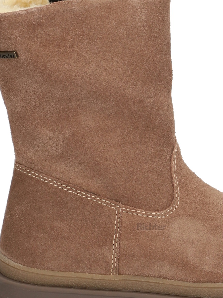 Veloursleder Stiefelette