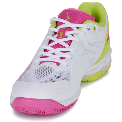 Mizuno - WAVE EXCEED LIGHT PADEL Blanco / Rosa / Amarillo