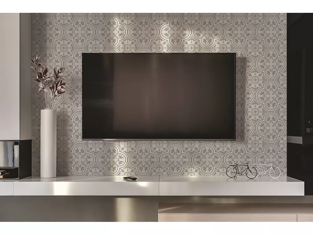 Panneaux muraux en vinyle, Planches en vinyle adhésives - 100x50 cm - Motif floristique