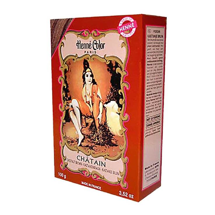 Henna Color Pulver kastanienbraun Chatain, 100 g
