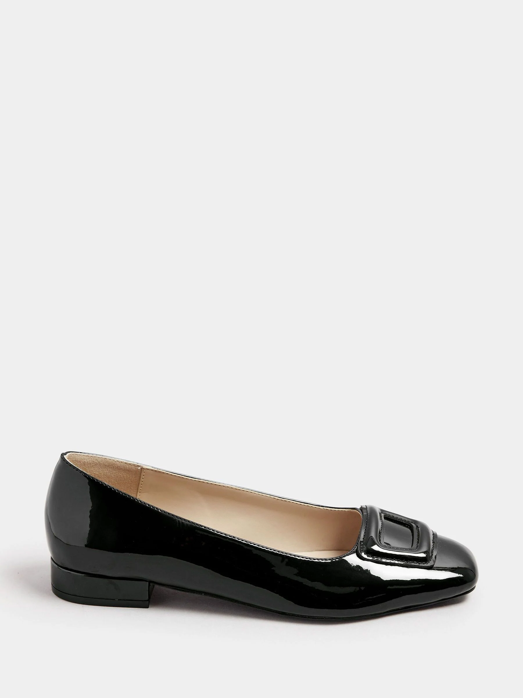 Long Tall Sally Square Toe Patent Shoes
