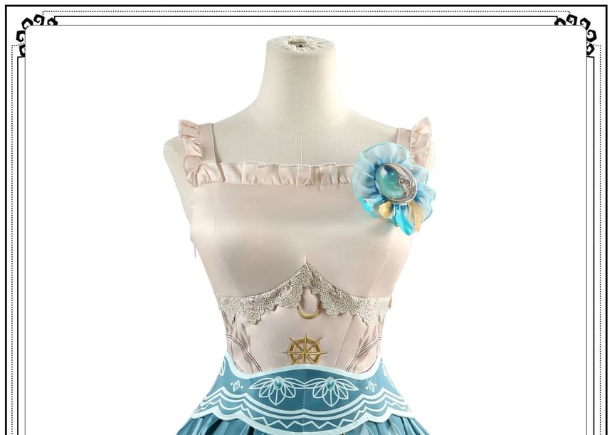 Bloomsoon - Identiteit V Margaretha Zelle Cosplay Kostuumset