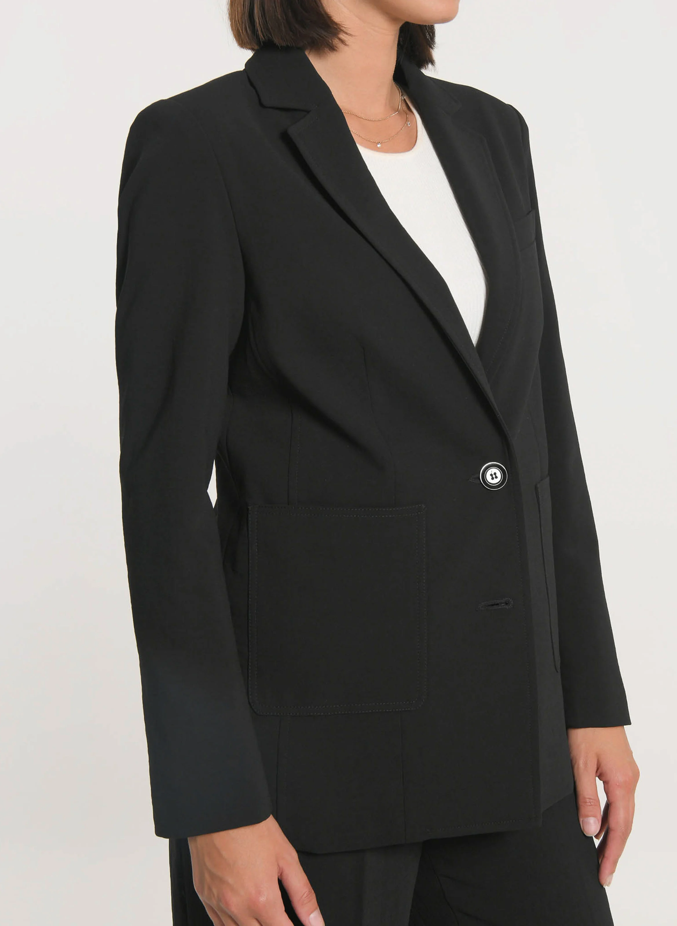MIKA - Veste de tailleur ajustée| Noir